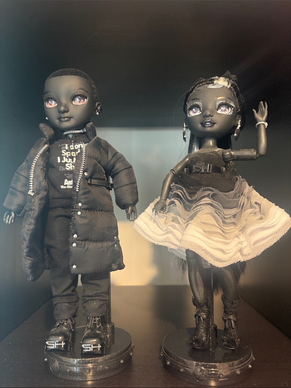 Shadow High dolls- Rexx McQueen & Shanelle Onyx